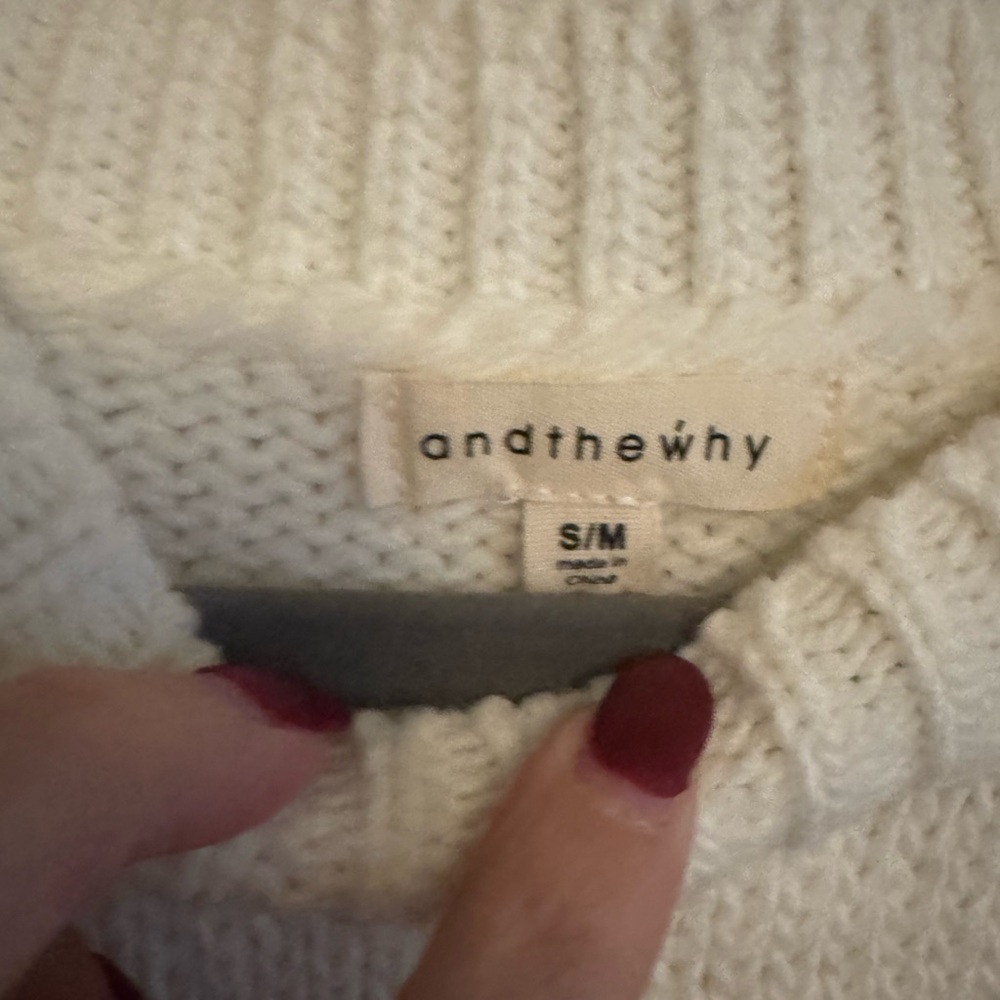 Andthewhy (Buckle) Christmas Holiday Sweater Small/Medium - Picture 2 of 3